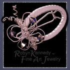 Sterling Silver and Austrian Crystal Butterfly Hairclip Image