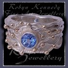 10 Karat Yellow Gold, Sterling Silver and Paradise Blue Topaz 'Gem Joy Ring Image