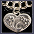 Sterling Silver 'Heart' Charm Image 