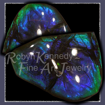 Genuine Alberta Freeform Ammolite Gemstone Image