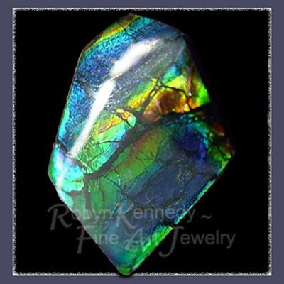 Genuine Alberta Freeform Ammolite Gemstone Image