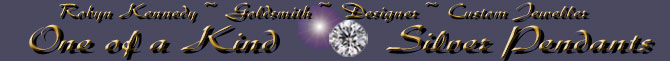 Rubyblue Jewellery One Of A Kind Sterling Silver Pendants Image