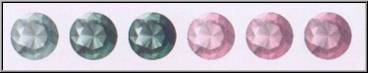 Colors of Alexandrite gemstones Image