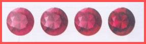 The colors of Ruby Gemstones Image