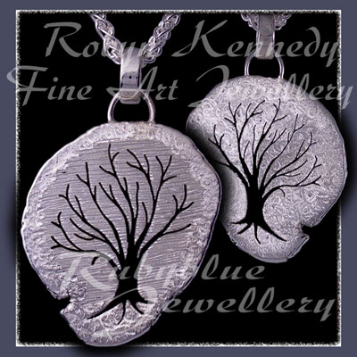 Sterling Silver 'Cosmic Tree II' Pendant Image